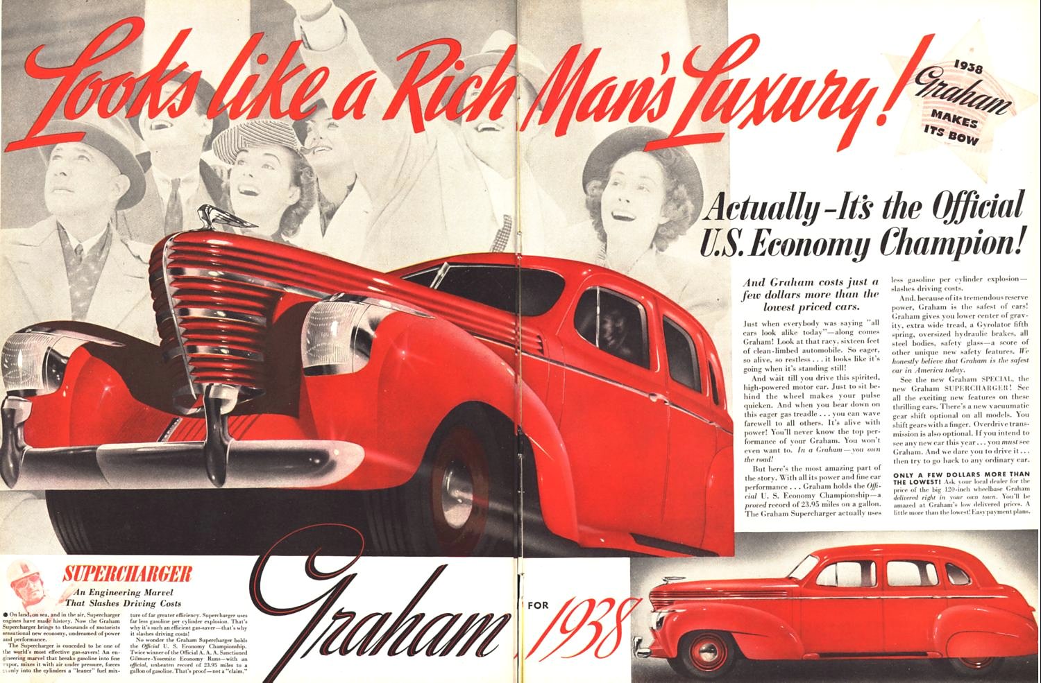 1938 Graham-Paige Auto Advertising